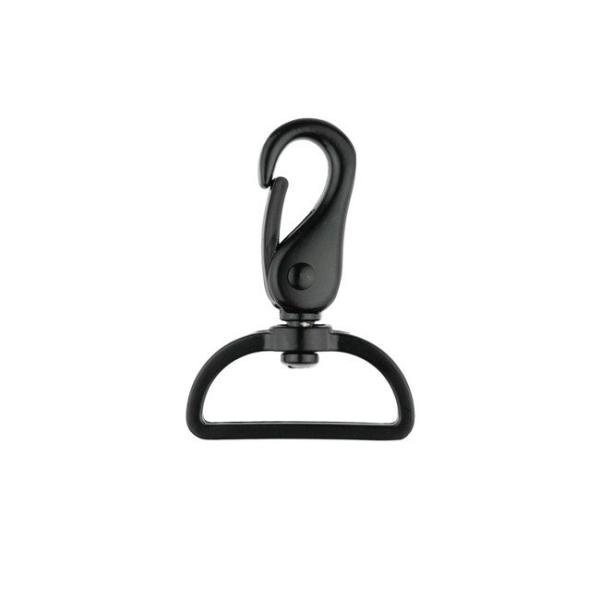 Metall-Karabiner 4cm Breite Schwarz